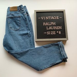 Ralph Lauren vintage high waisted mom jeans sz 8